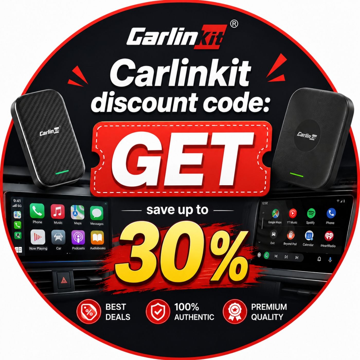 Carlinkit discount code: LEEJEAM – unlock up to 30% off podcast artwork