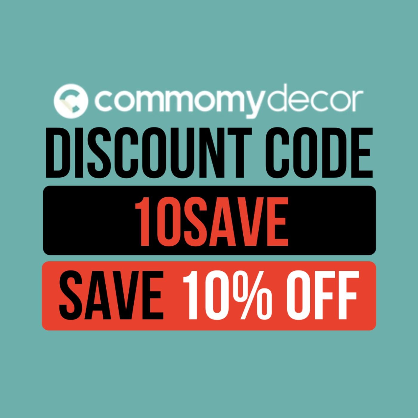 Commomy Discount Code 10SAVE - 10% OFF all orders podcast artwork