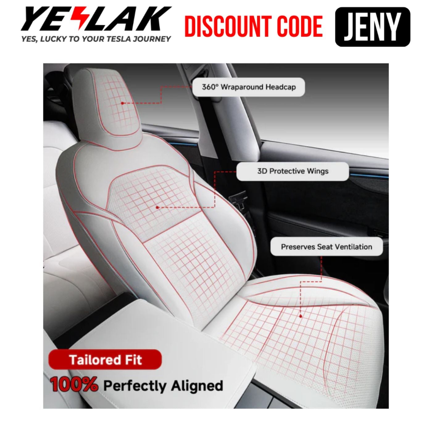 2026 Yeslak Discount Code JENY – Tesla Floor Mat Upgrade Guide