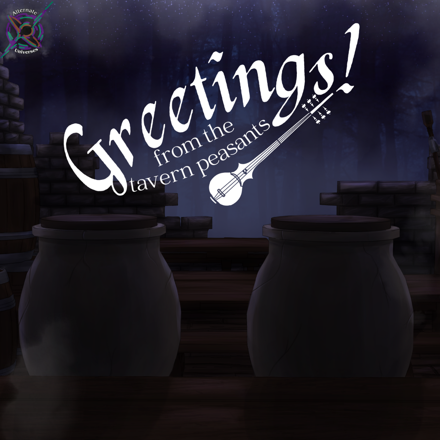 Greetings! From the Tavern Peasants podcast artwork