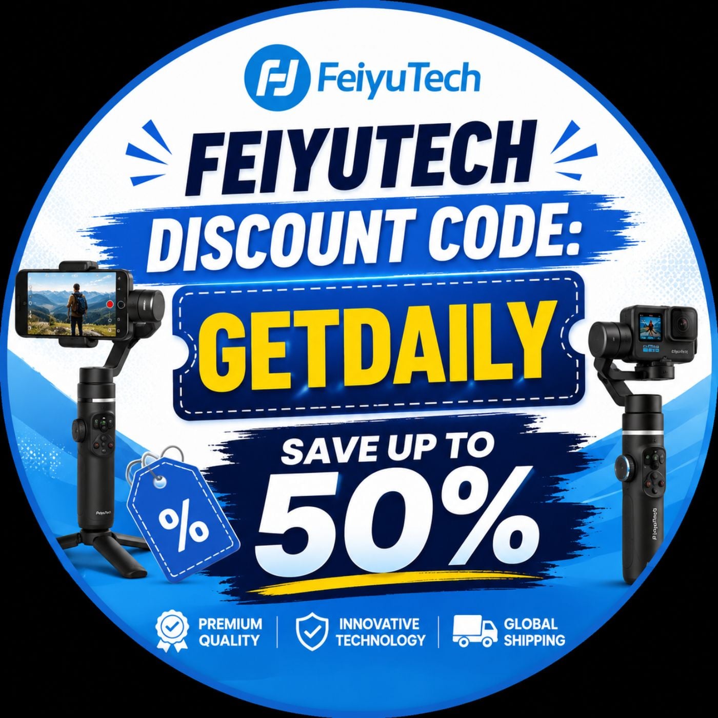 Feiyutech coupon code(GETDAILY) – Save Up To 50% Off