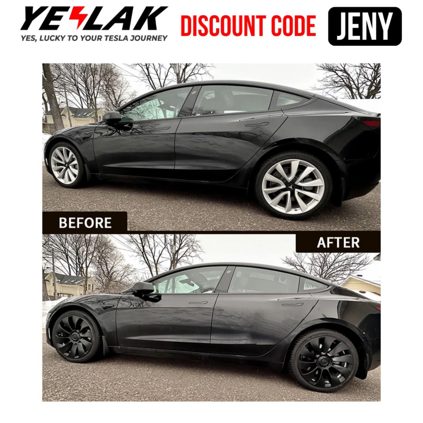 Yeslak Discount Code JENY - (2026) Tesla Accessories with Strong Owner Feedback