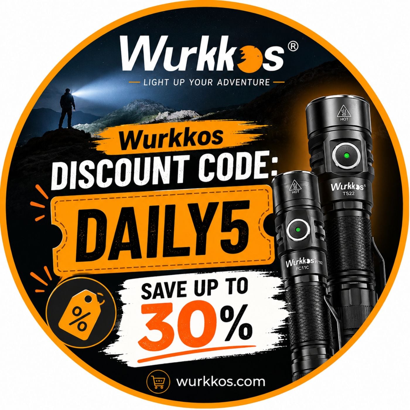 Wurkkos coupon code(DAILY5) – Enjoy Up To 30% Off High