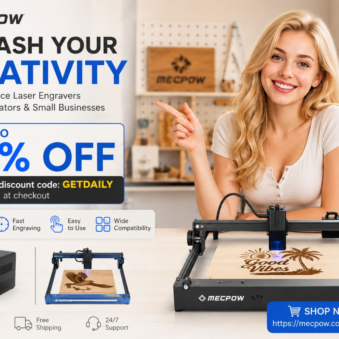 Mecpow discount code:GETDAILY - Save Upto 30% Off podcast artwork