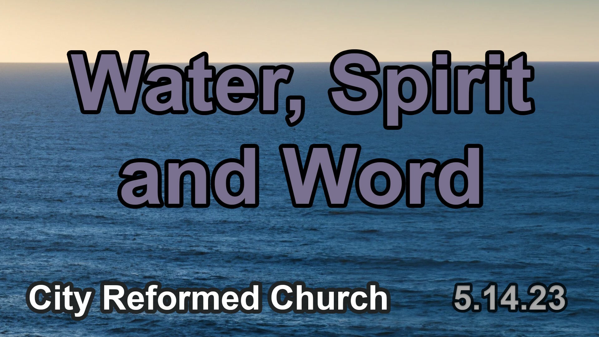 Water, Spirit and Word (Audio) episode artwork