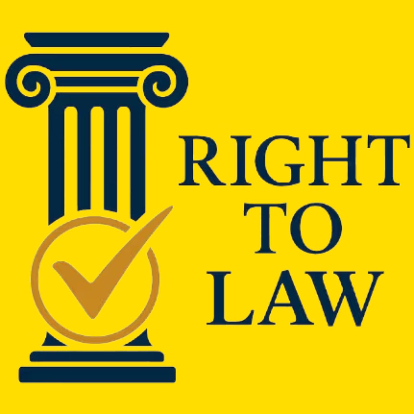 Right to Law podcast artwork