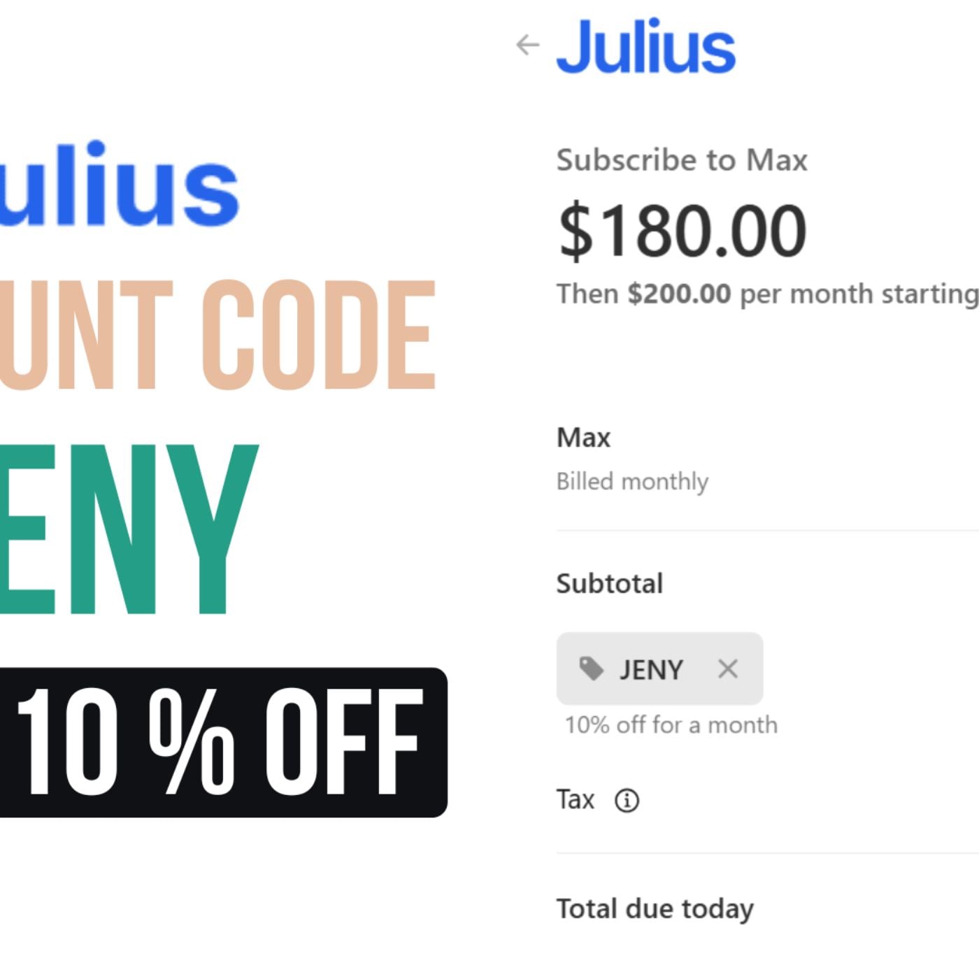 Up to $500 OFF Julius AI Promo Code JENY - Smarter Data Tools - 2026