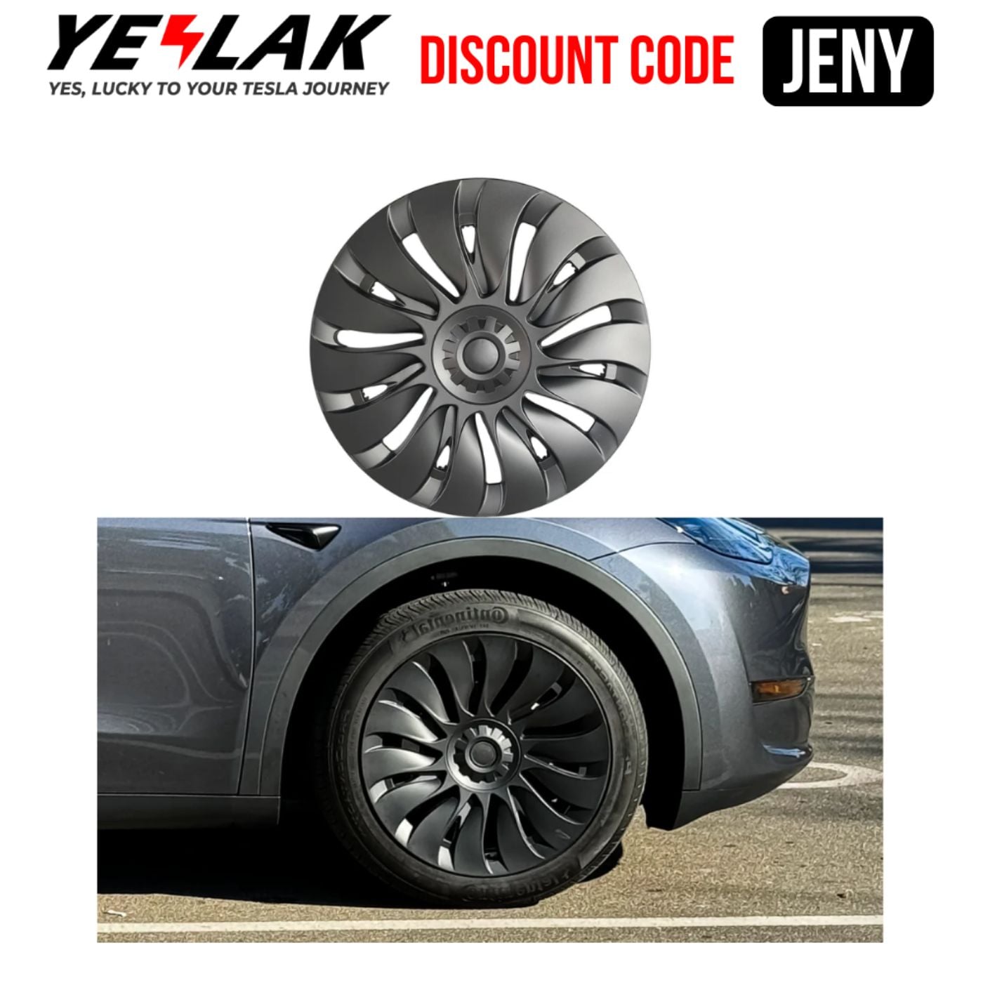 Yeslak Discount Code JENY – Verified Extra 20% Off Tesla Upgrades - 2026