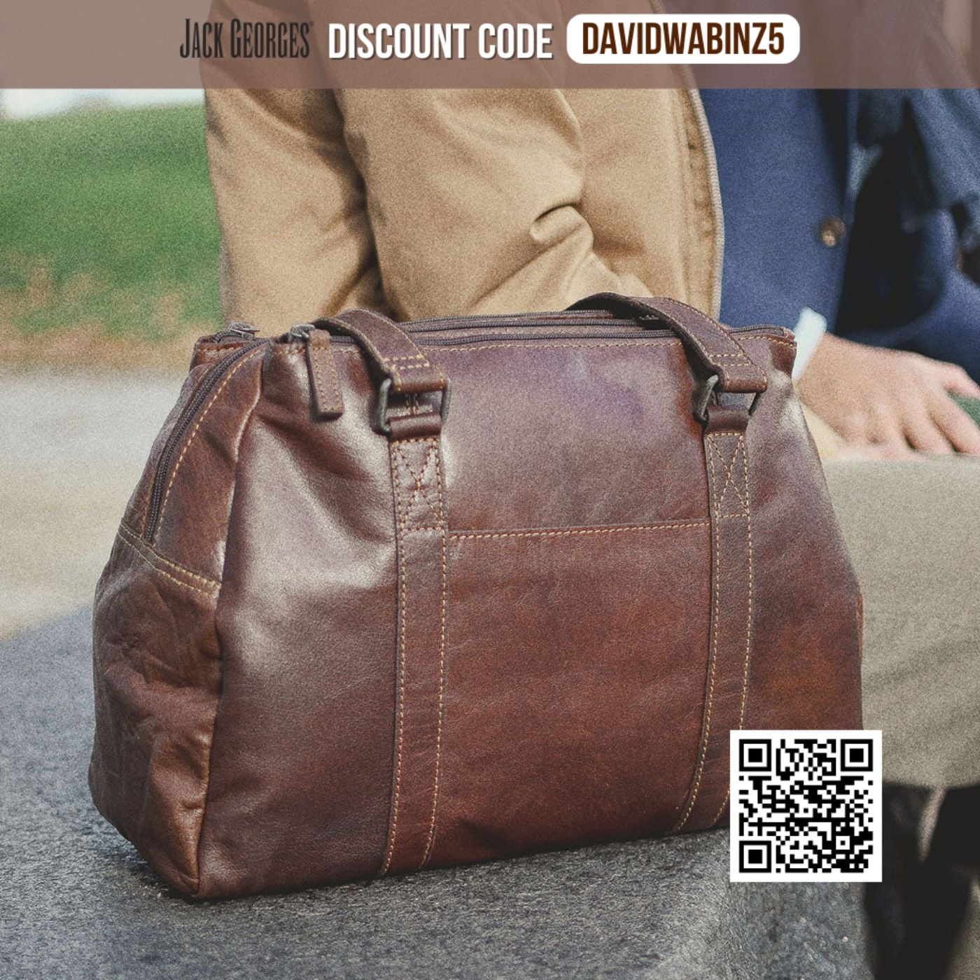 Extra 5% OFF - Jack Georges Promo Code DAVIDWABINZ5 for entire orders podcast artwork