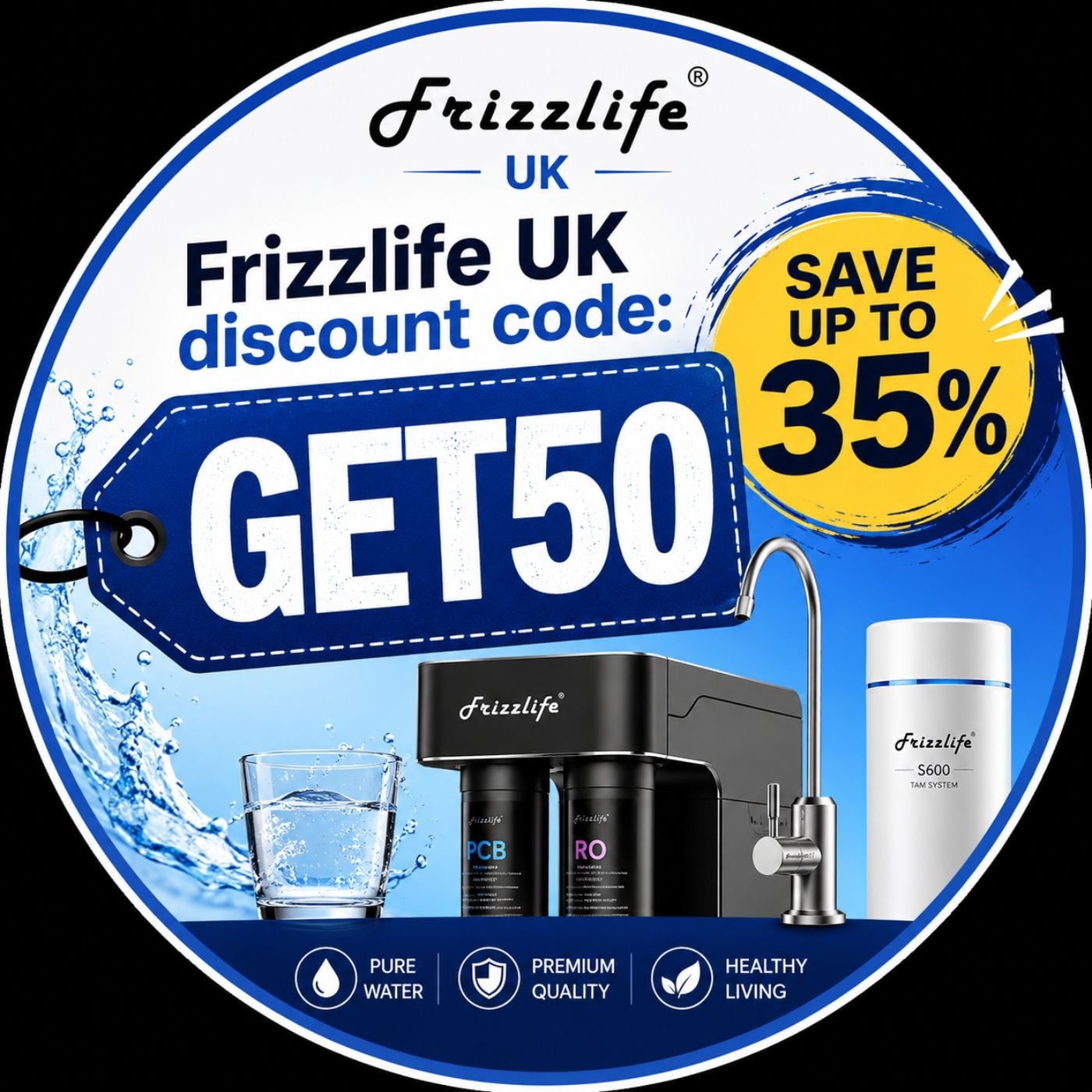 Frizzlife UK promo code "GET50" – Save Up To 35%