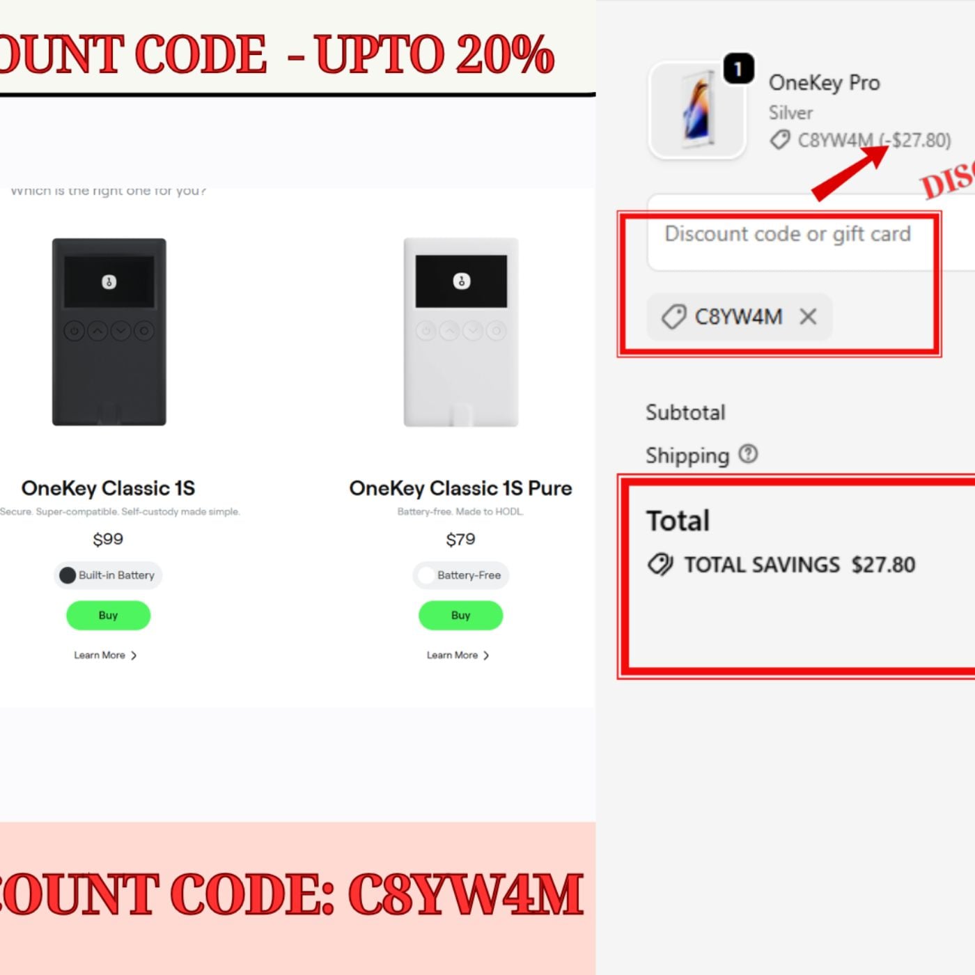 Onekey Rabattcode:0KZVPC - Erhalte 10 % Rabatt auf Hardware + 10 % Rabatt