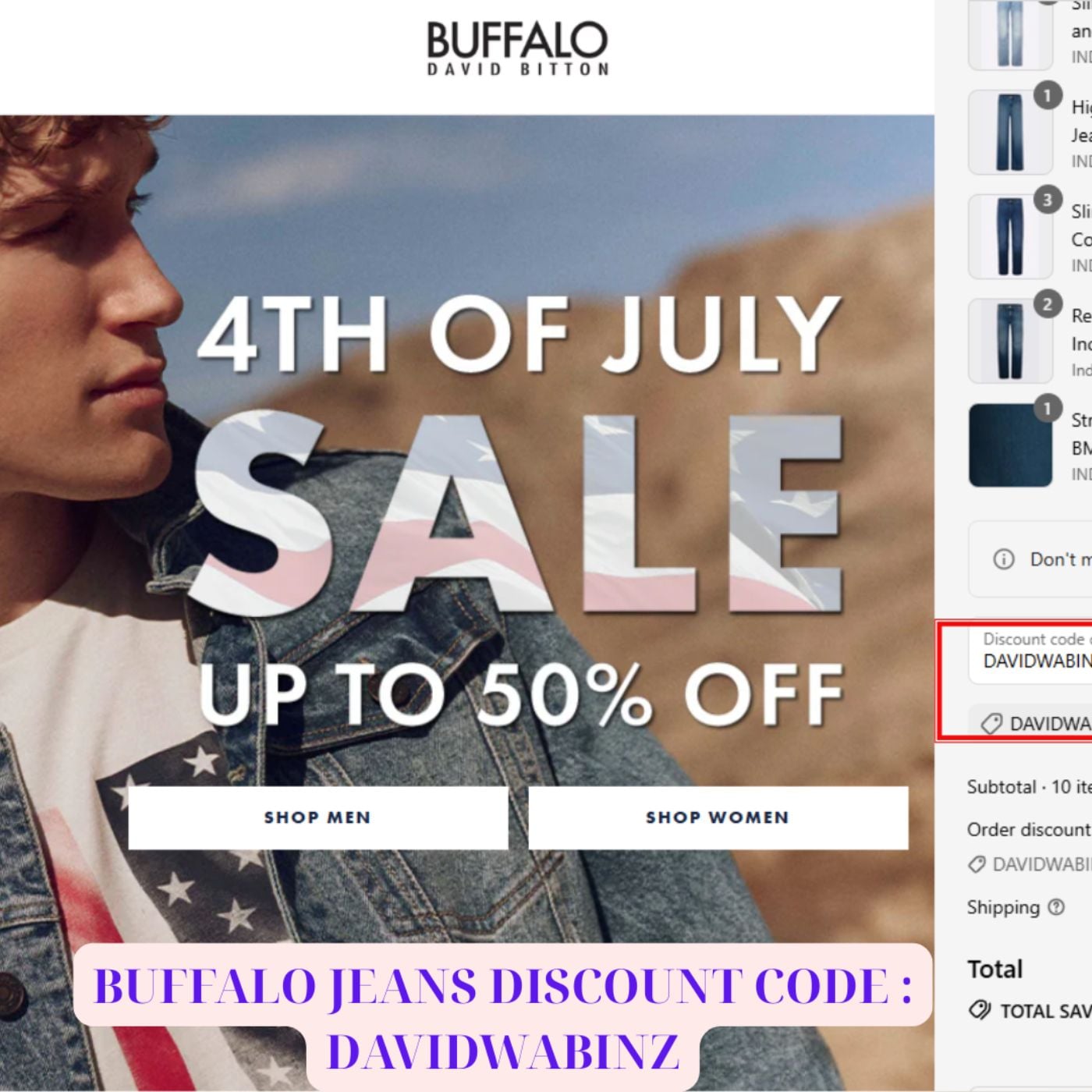 Best BUFFALO JEANS DISCOUNT CODE 2026 : DAVIDWABINZ – UP TO 85% OFF podcast artwork