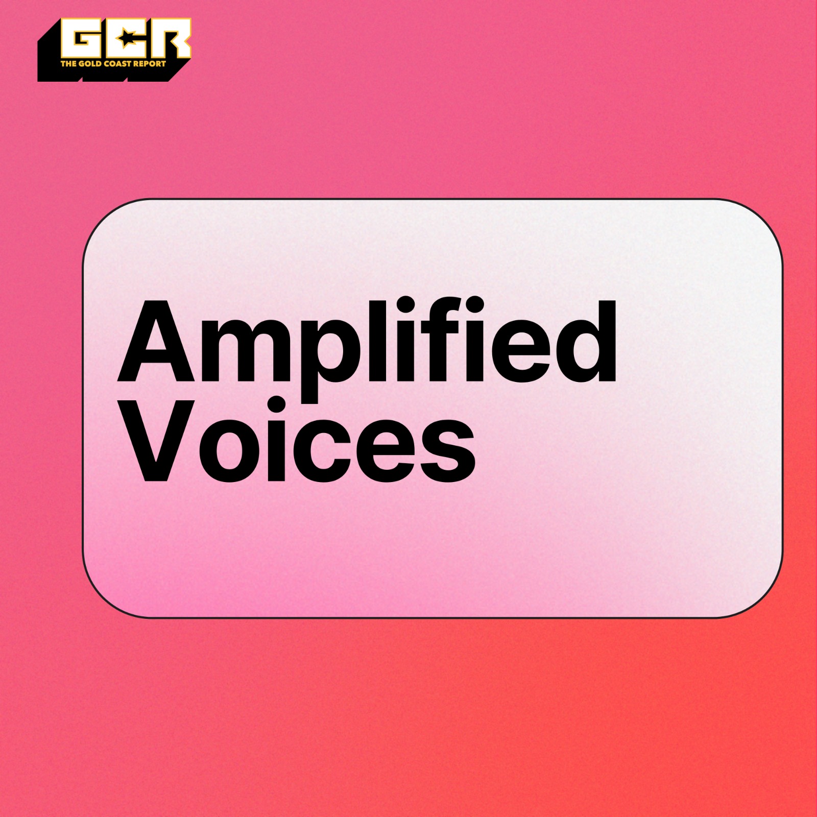 Amplifed Voices podcast artwork