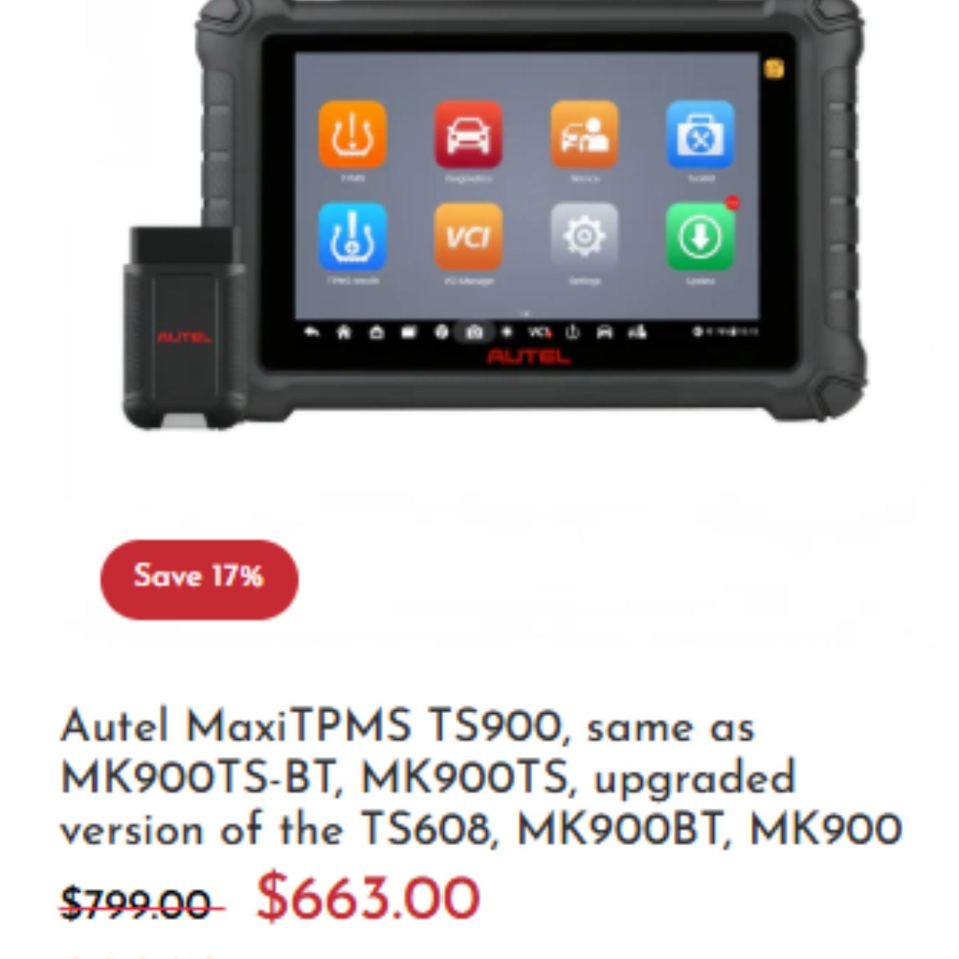 Sale Autel discount code: JEAM - Save Upto 30% OFF