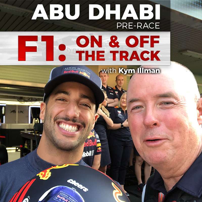 My selfie with DANIEL RICCIARDO and shooting WILL SMITH – Abu Dhabi GP Pre-Race 2019