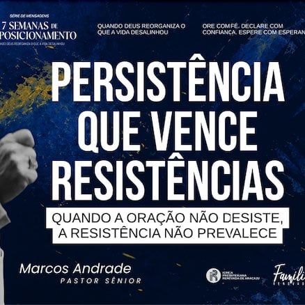 PERSISTÊNCIA QUE VENCE RESISTÊNCIAS episode artwork