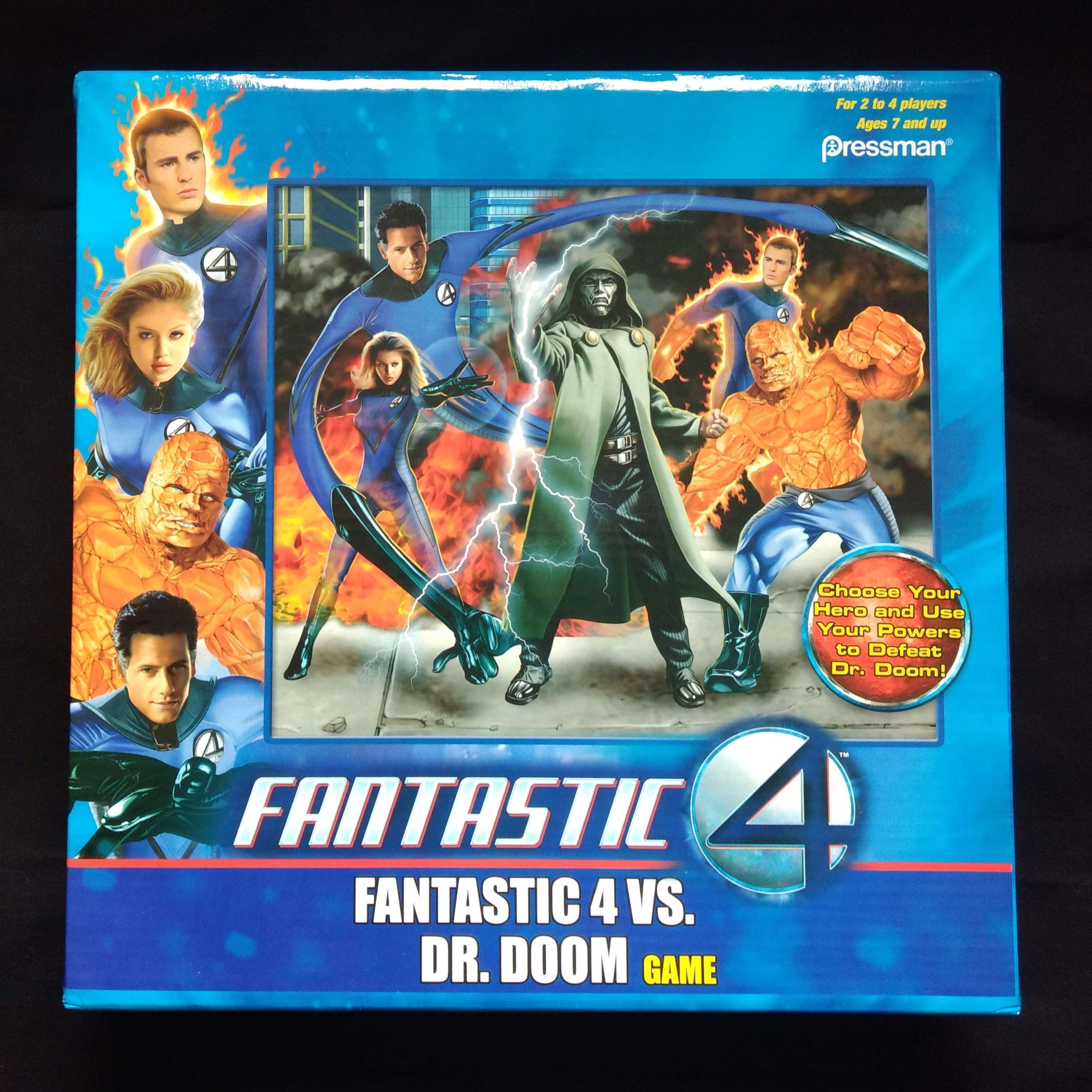 Cardboard Curse Episode 6 - Fantastic 4 vs. Dr. Doom Game