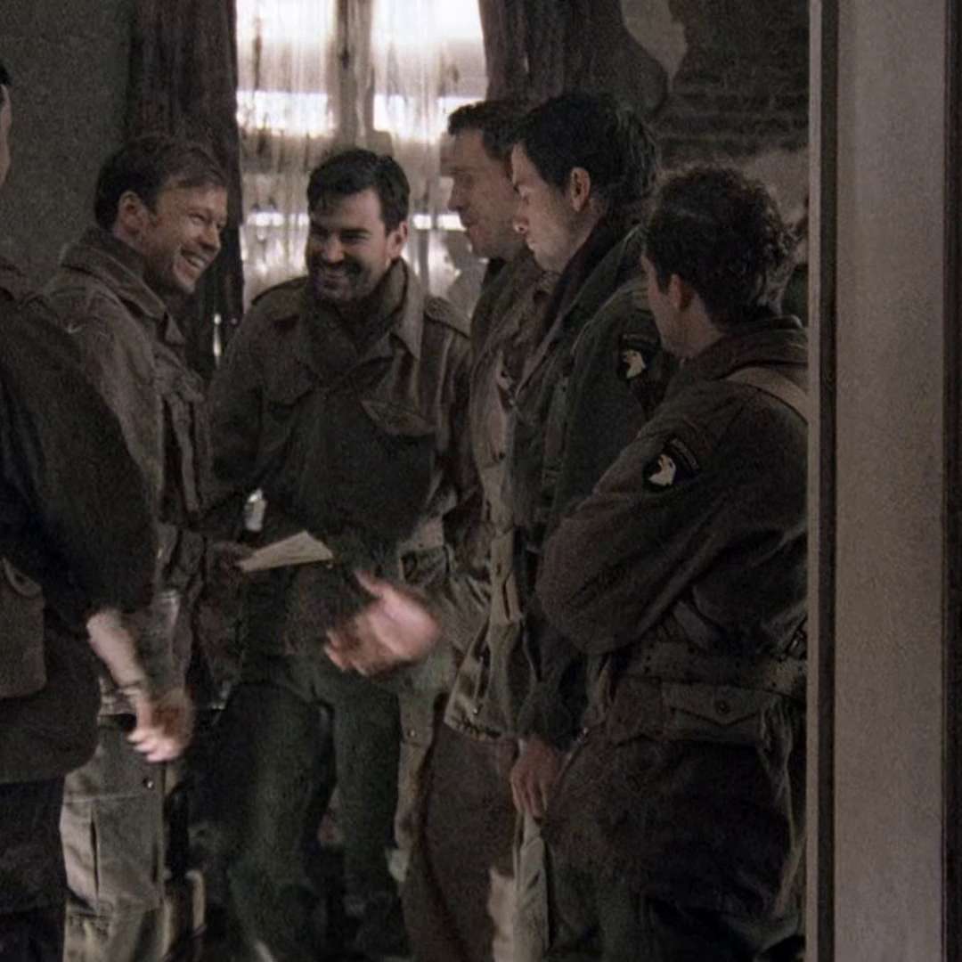S11E107 - Band of Brothers Minute – 107 – I'm As American As This Cast – MovieRob Minute Season 11 episode artwork