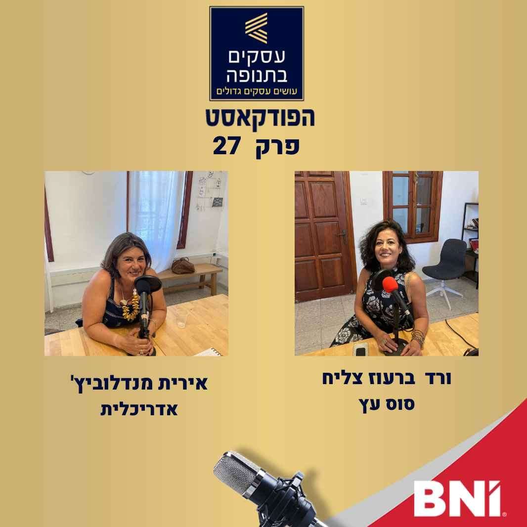 פרק  27 -אדריכלות נגרות ומה שביניהם ורד ברעוז צליח  ואירית מנדלוביץ