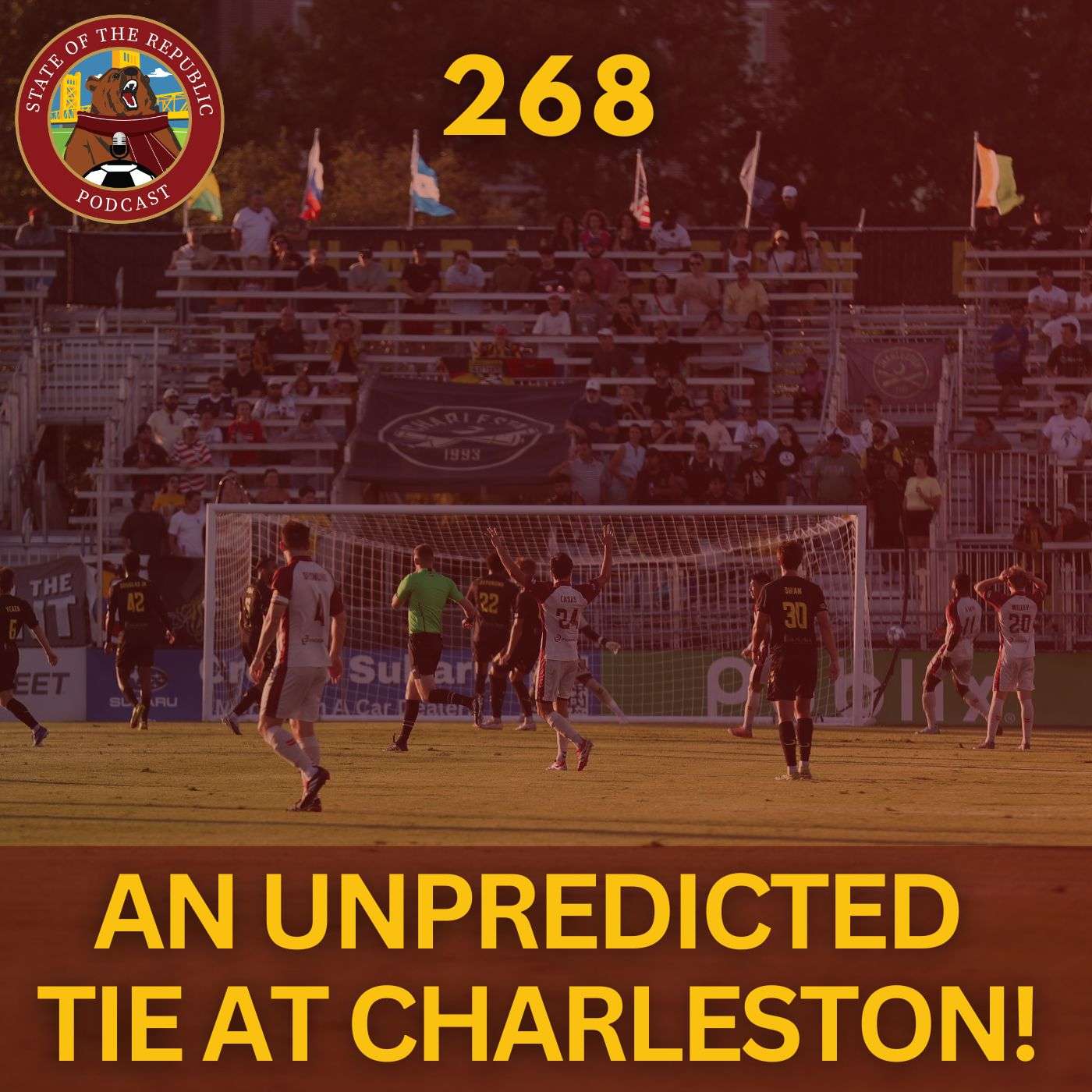 S1E268 - An Unpredicted Tie at Charleston!
