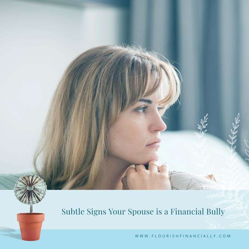 Subtle Signs Your Spouse is a Financial Bully