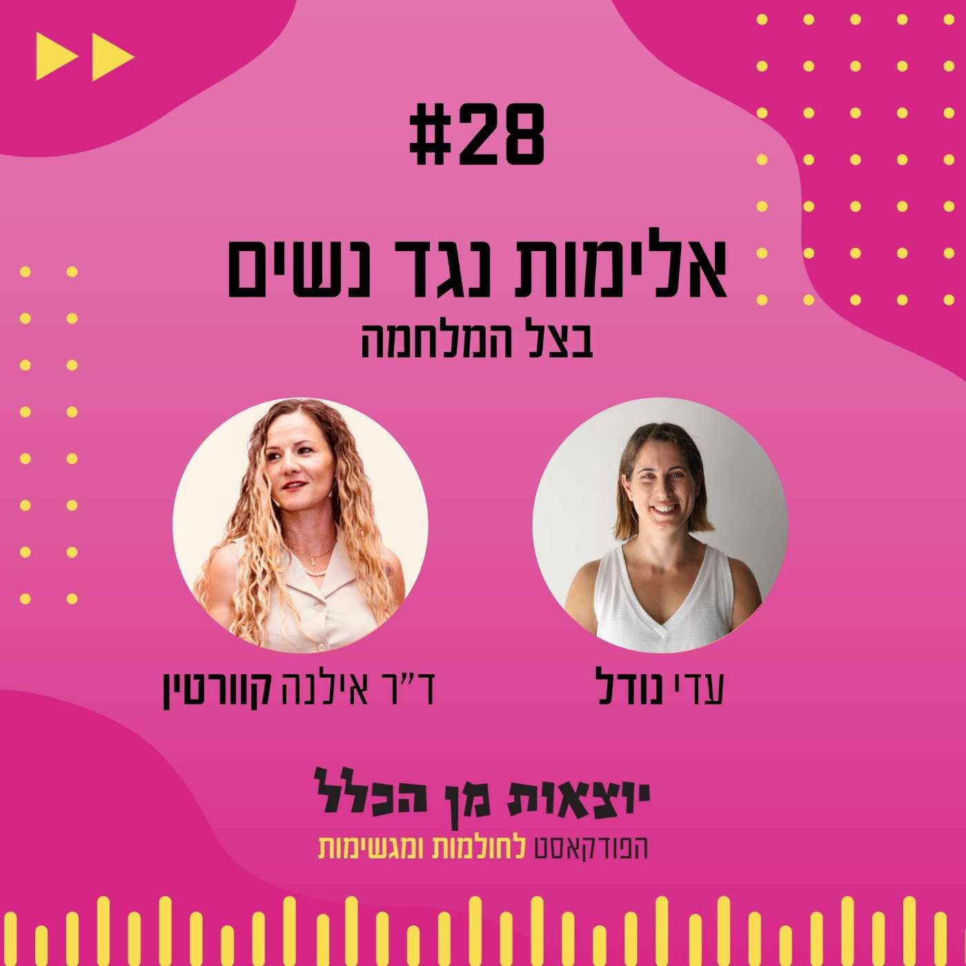 #28 – אלימות נגד נשים בצל המלחמה - ד"ר אילנה קוורטין episode artwork
